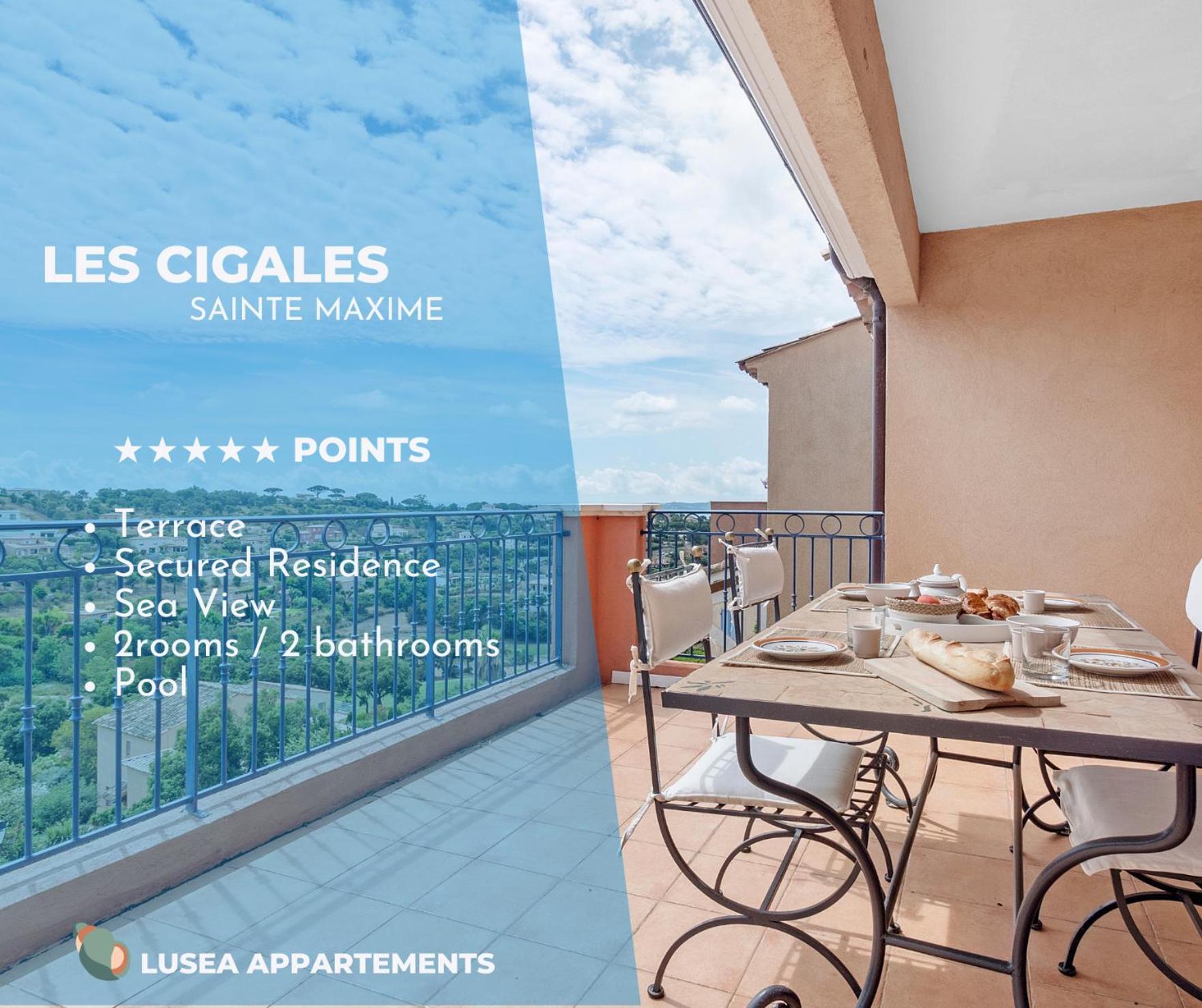Les Cigales, Superbe Vue - Golfe De Apartment *