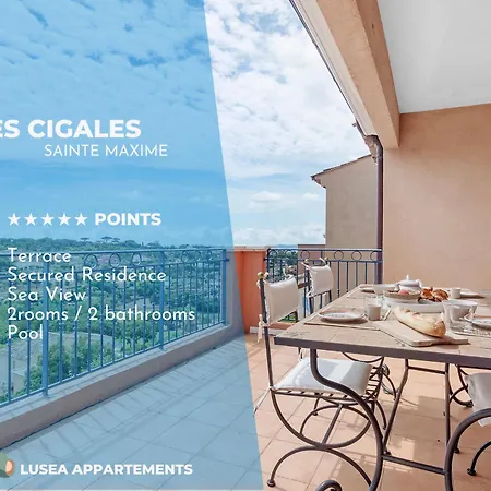 Les Cigales, Superbe Vue - Golfe De Sainte-Maxime Apartment Exterior photo